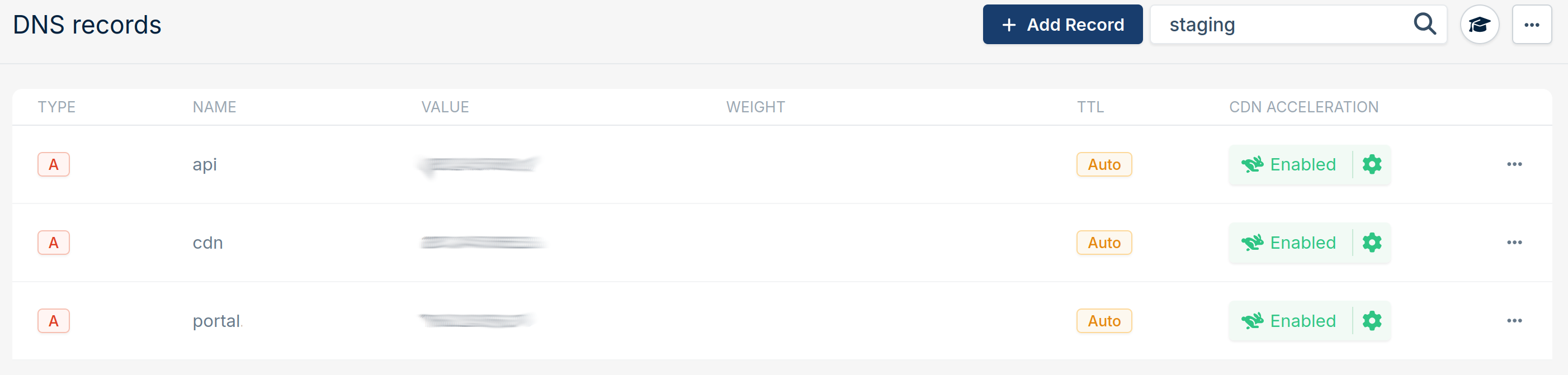 Add records in Bunny