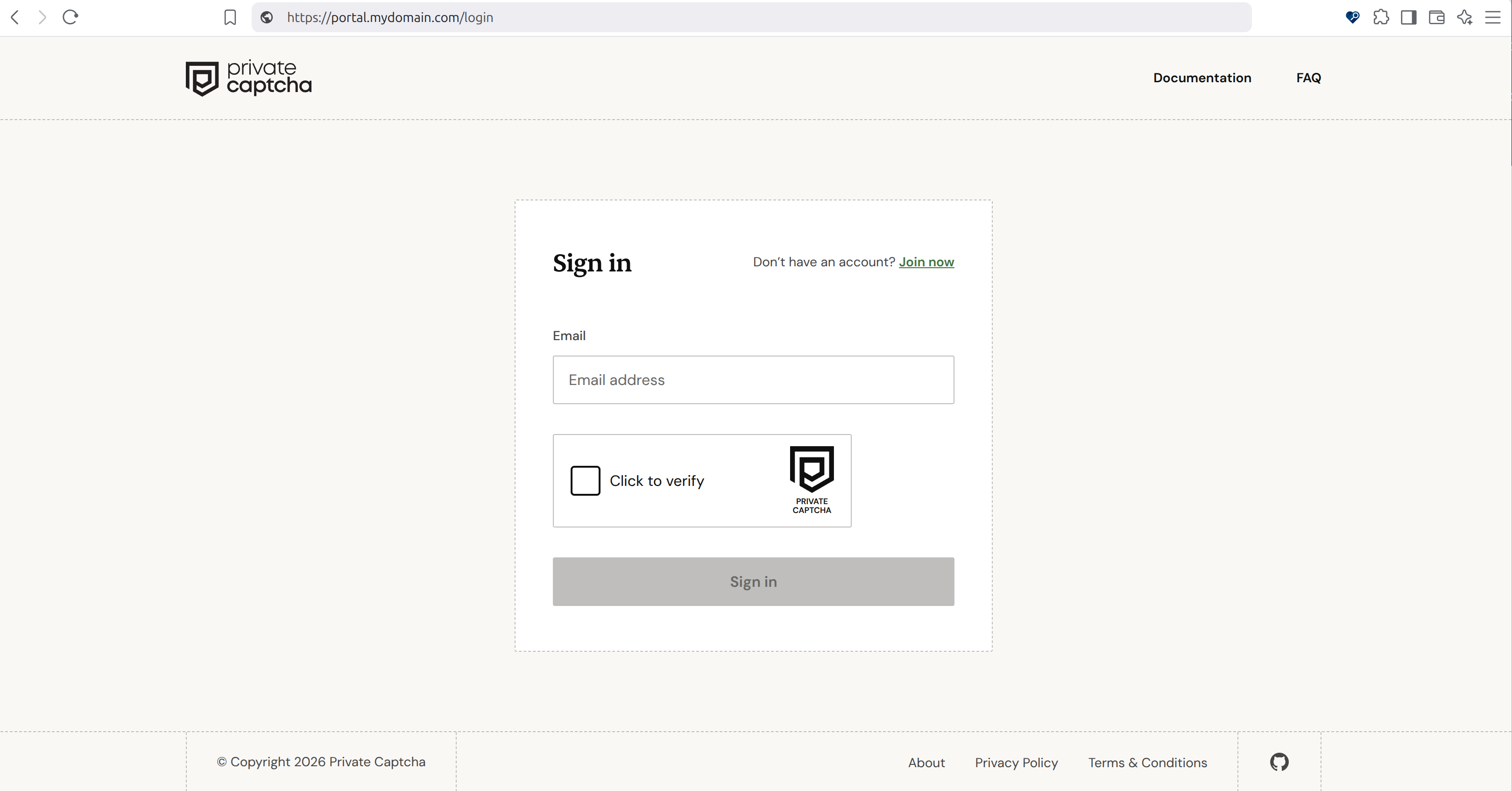 Portal login