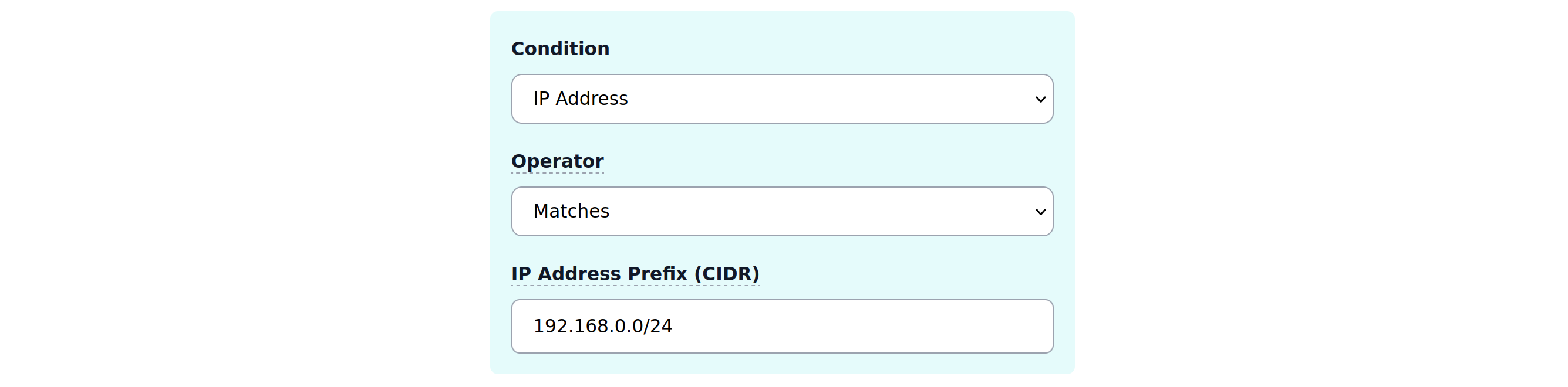 Difficulty rules IP address