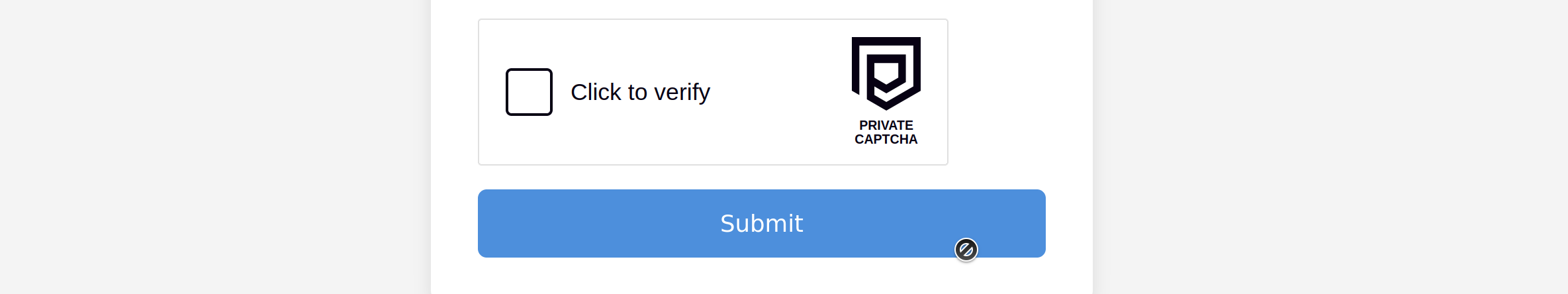 Submit disabled